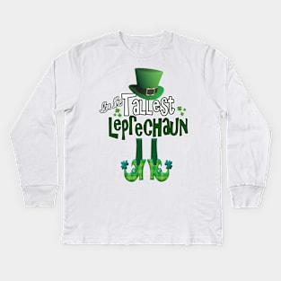 Funny St Patricks Day Shirt Kids Long Sleeve T-Shirt